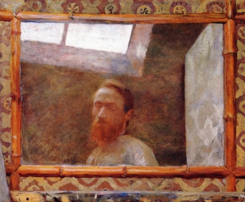  Pierre Bonnard Self-Portrait in a Bamboo Mirror circa 1890 