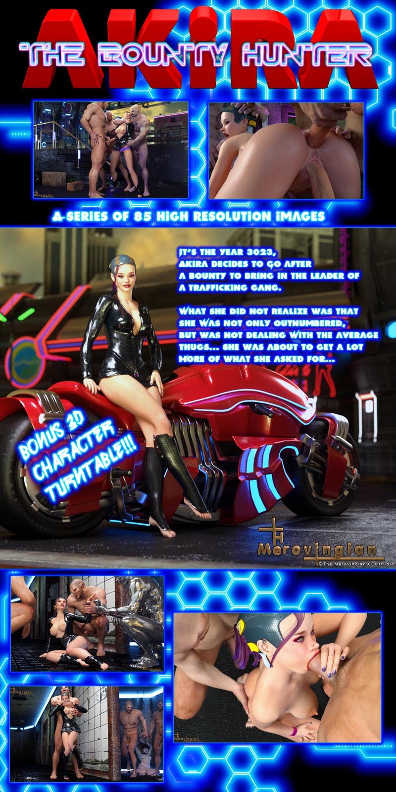 Akira The Bounty Hunter  	EXCLUSIVE STORE SPECIAL:  Enter coupon code MEROVINGIAN20