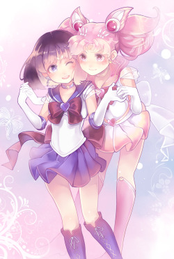 girlsbydaylight:  Pink Love by Kerogi-haku on pixiv 