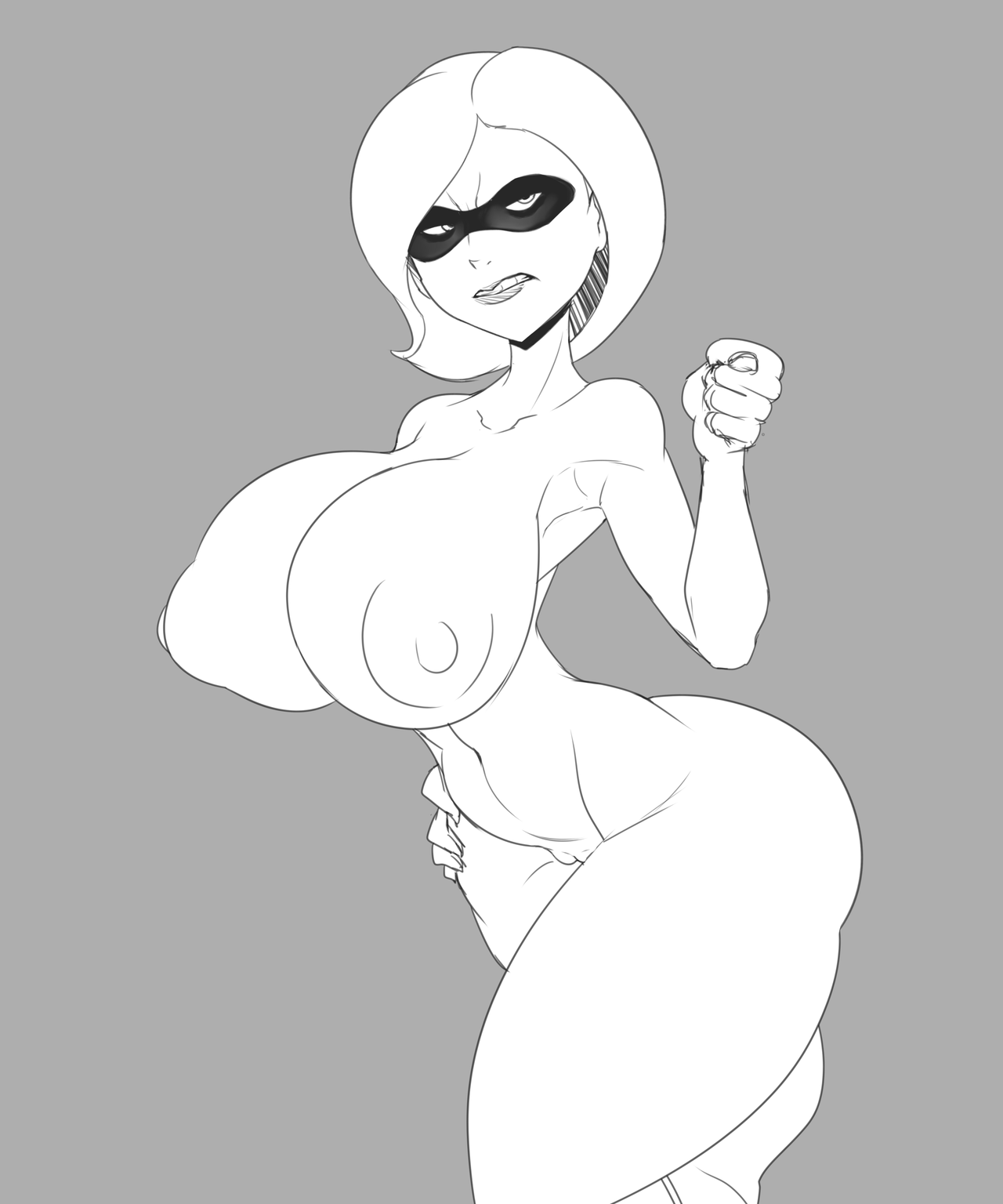 ber00:   Patreon doodle      Elastigirl / Helen Parr from The Incredibles. Are you