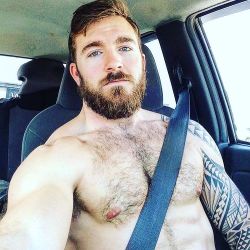 bears-and-whatnot:  bearweek365 from Instagram “driver, take the long way home…” 📷 @j.j.bergin ❌❌❌Want to be FEATURED? Follow @bearweek365 &amp; tag your pics with #bearweek365 ❌❌❌ #instahandsome #hotman #hairyman #muscleman #muscle