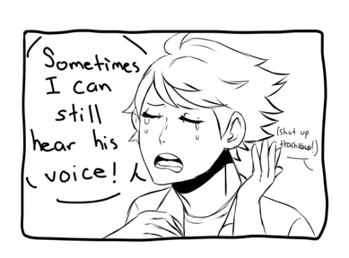 yamcguchi:And that night Oikawa slept on the couch Based now on this textpost more textpost comics 