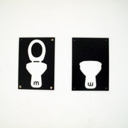 pr1nceshawn:    Creative Bathroom Signs 