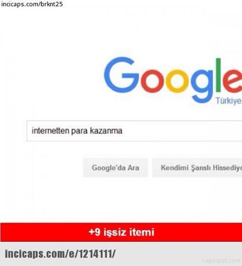 Google internetten para...