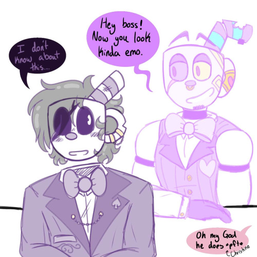What If The Cuphead-ed Characters With Hair DIDNT Have Hair And The Ones Who Dont Have Hair DID Have