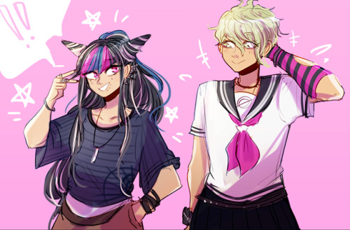 ministarfruit:piercing duo clotheswap!! ☆