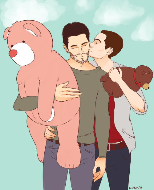 gothzouis:bleep0bleep asked you: drawing prompt ( only if you wanna!)— stiles winning a ridiculous