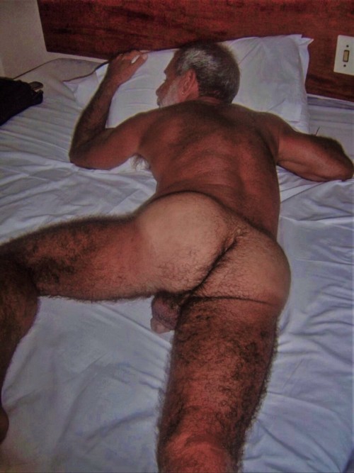 fatherlust:That time you somehow found the courage to lick your Father’s hairy ass while he was asleep. Only you soon found out he wasn’t actually sleeping.