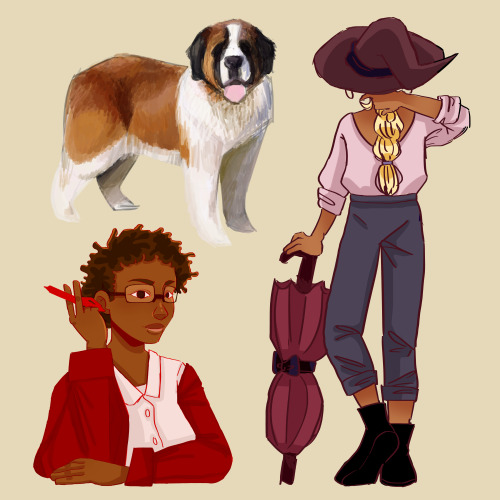 Some studies that uh turned into more Adventure Zone fanart :D 