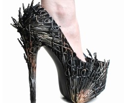 awesomeshityoucanbuy:  Iron Throne High HeelsThe