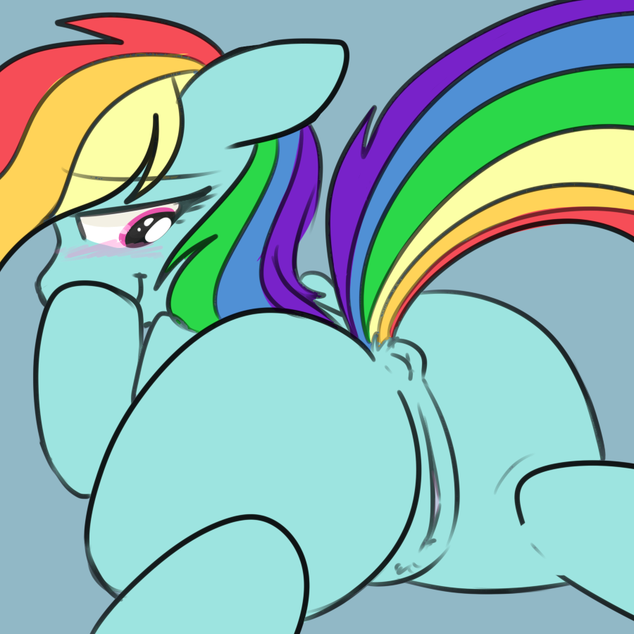 ponyr34isbestpony:  Well someone asked for an ASS load of Rainbow a long time ago….ha