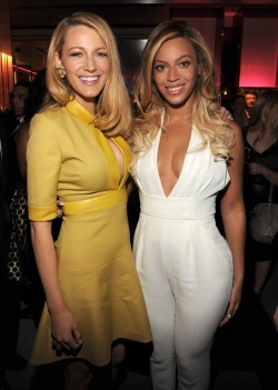 girlsluvbeyonce:  Beyoncé and Blake Lively