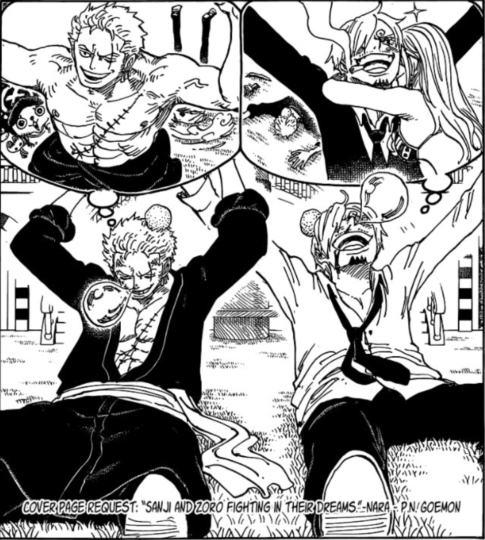 One Piece-talk — When a reader asks Oda for a drawing of Sanji