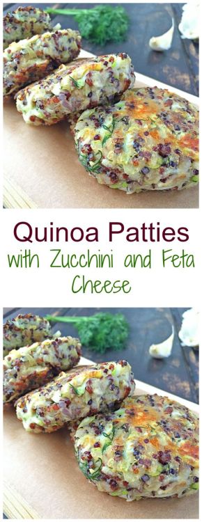 weeheartfood:
“ Quinoa Patties With Zucchini And Feta Cheese
http://www.lavenderandmacarons.com/recipes/quinoa-patties-with-zucchini-and-feta/
”