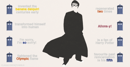 claraoswin:  Tenth Doctor + Infographic  