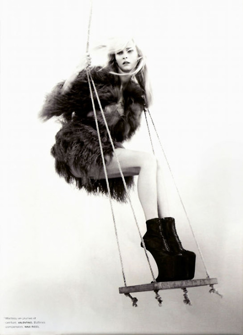 Carmen Kass by Dusan Relijn for Numero Magazine #105 &lsquo;Like A Bird&rsquo;