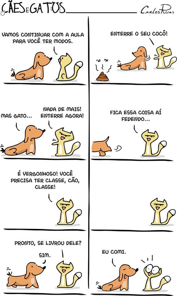frasespoesiaseafins:  Aprendendo a ter modosvia Cães e Gatos