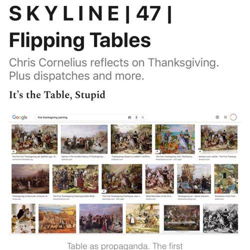 It’s the Table, Stupid // I wrote a piece for Skyline 47 @nyreviewofarchitecture implicating t