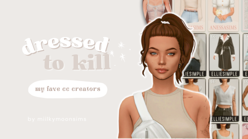 My Favorite Cc Creators For Clothing, Shoes, Acc, Hair And Tattoos
