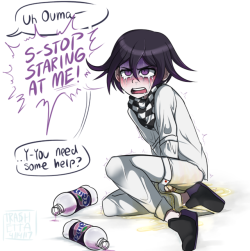 lestkarrr:Hey I just wanted to let you know that you inspired me to draw Ouma just pissing himself in general.  But just wanted to let you know that you are awesome for writing Let It All Out.  Keep up the good work!  