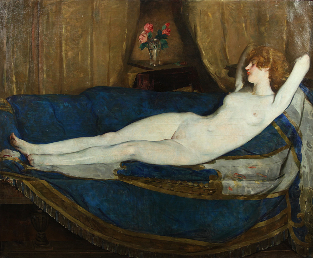 fleurdulys:  Nu couche - Maurice Molarsky 1926 