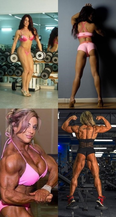 beforeafterfemalemuscle - Silvia Mattaawesome