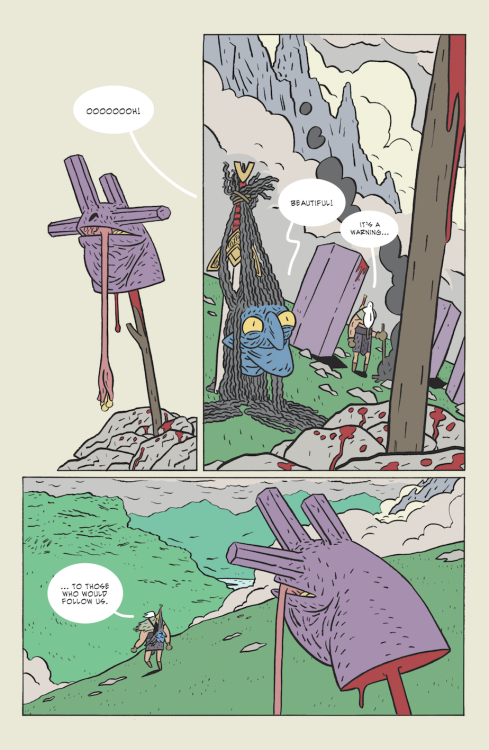 andrewmaclean: 14 (non-spoiler) pages of the 280 in HEAD LOPPER, VOL. 1: THE ISLAND OR A PLAGUE