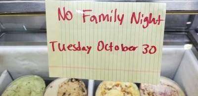 If you call it “no family night” it’s even sadder than when you call it “singles night.”
Who knew?