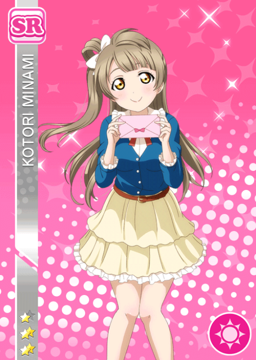 Letters Kotori and Hanayo - event cards