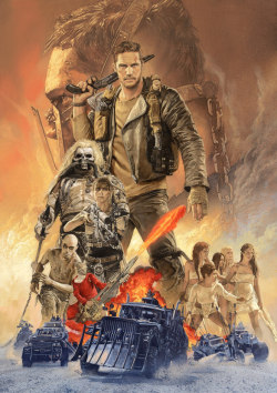 kogaionon:   Mad Max: Fury Road cover illustration for Eiga Hiho   by  Tsuyoshi Nagano   