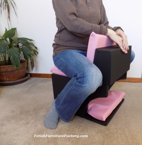 Queening Stool - Face Sitting Chair. Dual access, allowing access from the front or back, to “servic