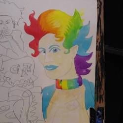 Drawing Nuqueer Power at Dr. Sketchy’s