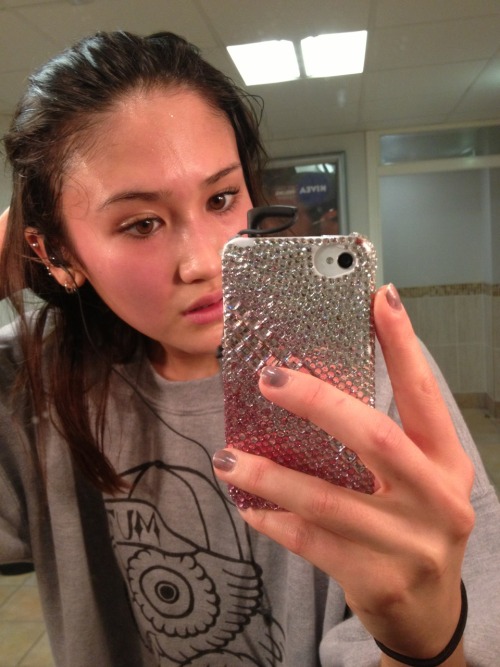 erikakbowes:  Quick gym before setting of to RIRIiiiiiiiii This is what I look like at the gym for the person who asked 