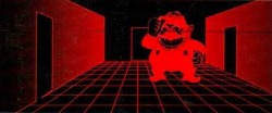 thebuttkingpost:  suppermariobroth:  Promotional art for Virtual Boy Wario Land showing the Virtual Boy’s 3D effect by having Wario slowly come closer to the viewer.  AAAAAAAAAAA 