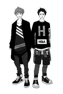 yuri-trash:  street fashion iwaois~ the fact