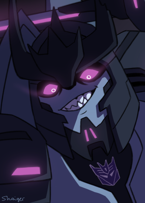 sikkusushotto: Shadow Raker is my favorite new Decepticon from RiD2015 This is a preview of my piece