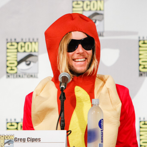 Help us wish a Happy Birthday to the awesome Greg Cipes!!!! (yes that is a hot dog costume) 