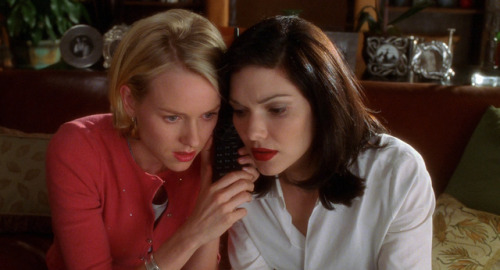 inthedarktrees:It’s strange to be calling yourself.Naomi Watts & Laura Harring | David Lynch | Mulholland Drive