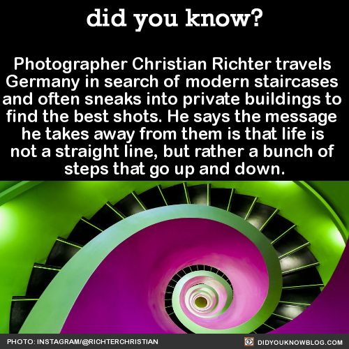 did-you-kno:Photographer Christian Richter travels Germany in search of modern staircases and often 