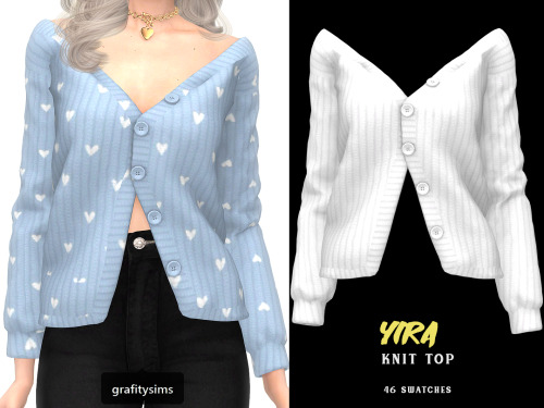 Includes 4 items:Jiwon Knit Top (78 swatches) [ DOWNLOAD ] ;Yira Knit Top (46 swatches) [ DOWNLOAD ]