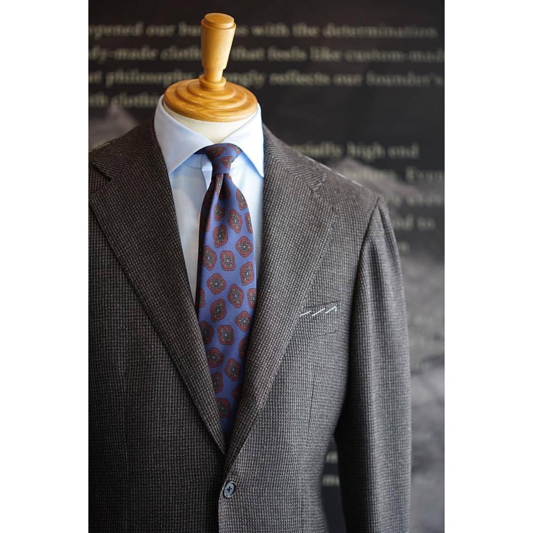Ring Jacket Meister Light Brown Smooth Cotton Suit – Drop 93