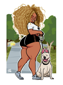 Icarocruzart: Rosa Acosta (@Rosaacosta) And Her Cute Dog Ref: [X] 