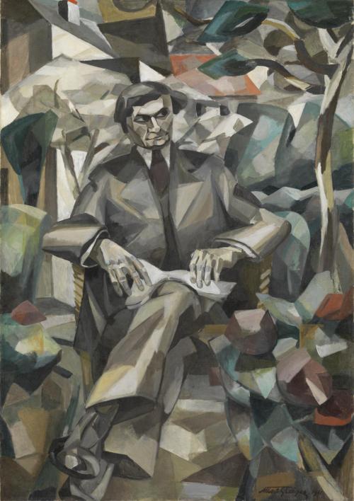 Portrait of Jacques Nayral, Albert Gleizes, 1911, TatePurchased 1979Size: support: 1619 x 1140 mm fr