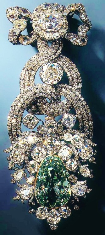 The Dresden Green Diamond. The most famous and largest natural green diamond in the world.
