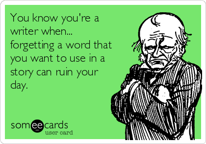 amandaonwriting:  You know you’re a writer when…  