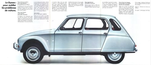 Citroën Dyane, 1970. The economy car was produced between 1967 and 1983, a development of the model 