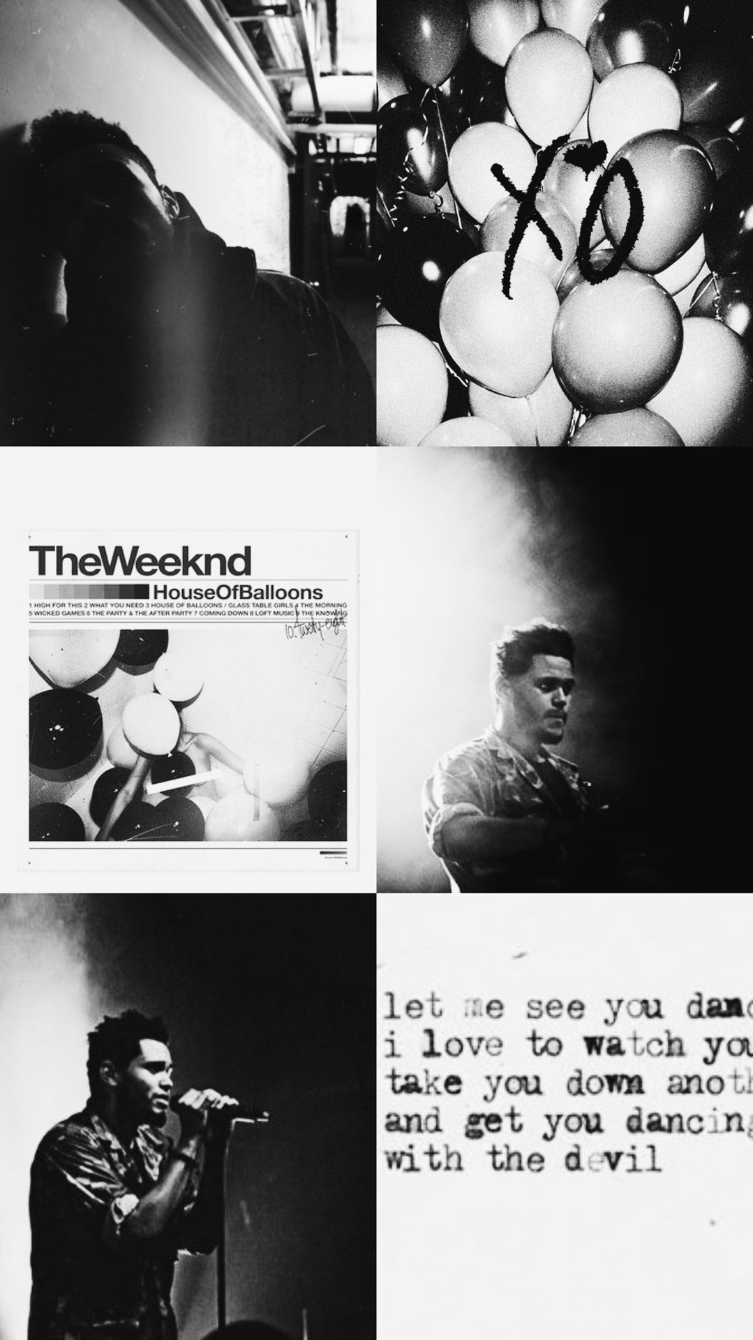 House Of balloons  House of balloons The weeknd background Music poster