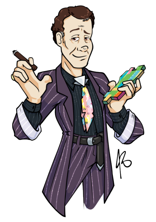 obscuruslupa:  savagelucy42art:  I love this a lot so I’m probably gonna put him up on Redbubble soon.  Absolutely fabulous!