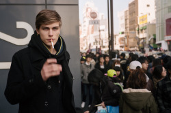 jviolini:  Marc Schulze, Harajuku - Tokyo, March 2014 by Justin Violini Fuji 6x9 with Kodak Ektar www.twitter.com/thejustinvwww.justinviolini.com 