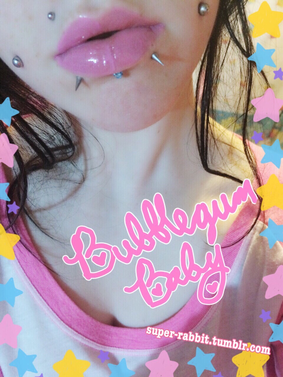super-rabbit:  Trying to decide which lipgloss I liked better and realized I looked
